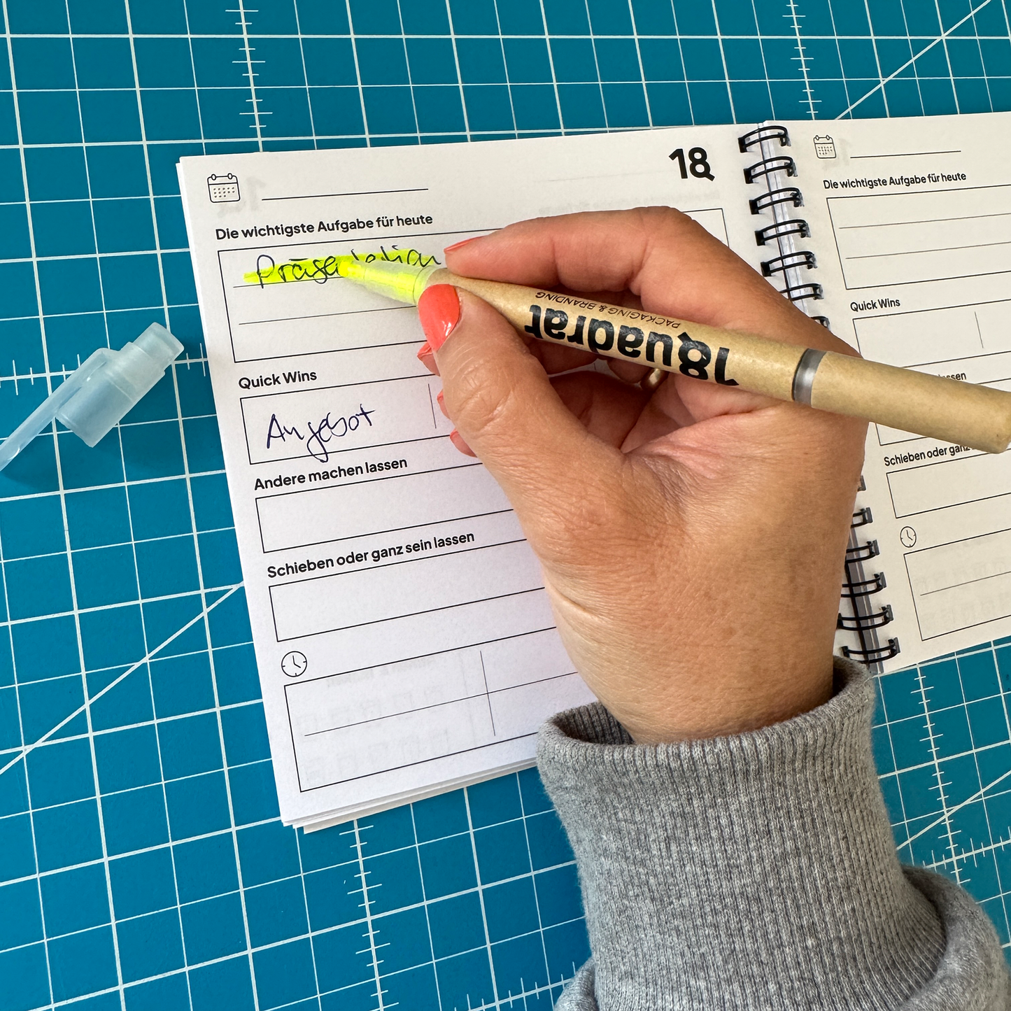 Plan A – Tagesplaner für Fokus, Struktur & schnelle Erfolge